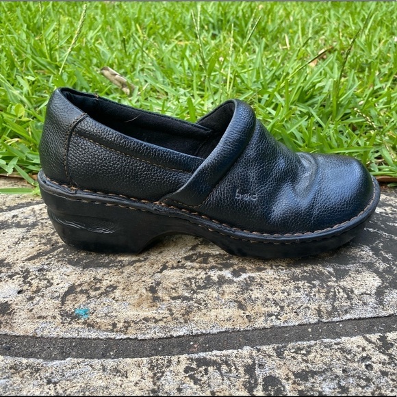 b.o.c. Born Concept Schroeder Black Mules Clogs Slip On Shoes Size 9/40.5 - Picture 1 of 11